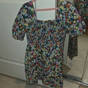 Floral Puff Sleeve Dress